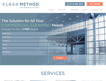 Tablet Screenshot of cleanmethod.com